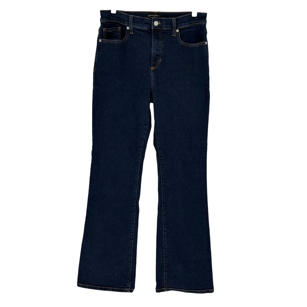 Banana Republic Jeans Dark Rinse High-Rise Bootcut Blue 30/10